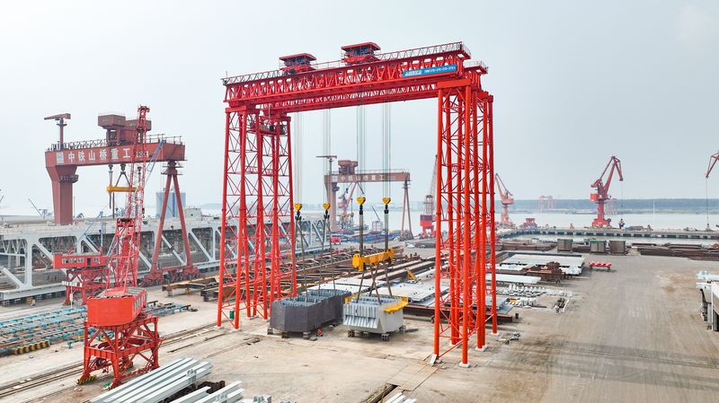 700t｜河南JDB电子助力张靖皋长江大桥建设